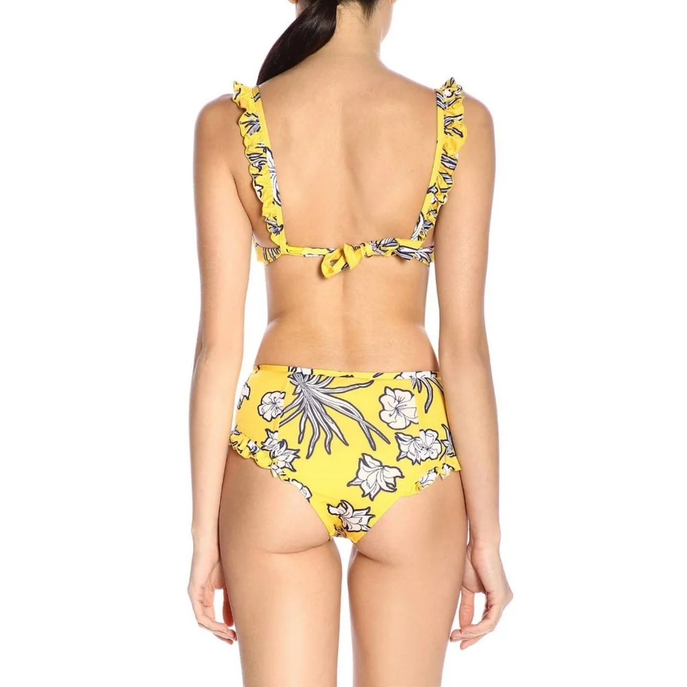 Pinko Elise Bralette Floral Bikini Top NWT